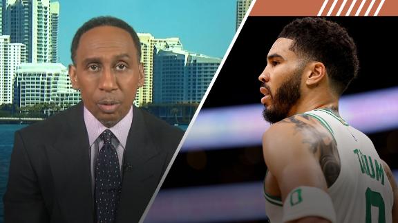 Stephen A. Smith says Jayson Tatum cannot be the reason the Celtics don't win a championship.