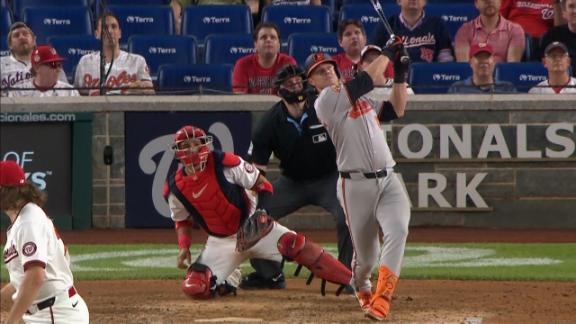 Mateo s go-ahead hit in 12th helps Orioles survive Kimbrel s blown save  beat Nats and avoid sweep