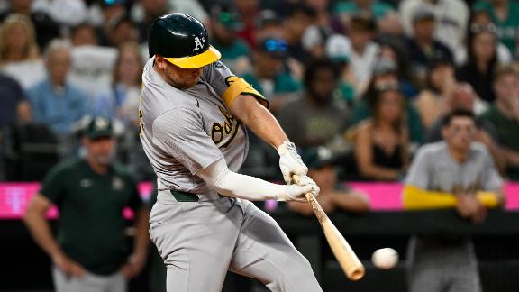 Bleday homers  Estes earns first win as A s beat Mariners 8-1