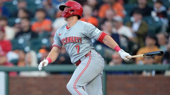 Spencer Steer drives in early run for Reds