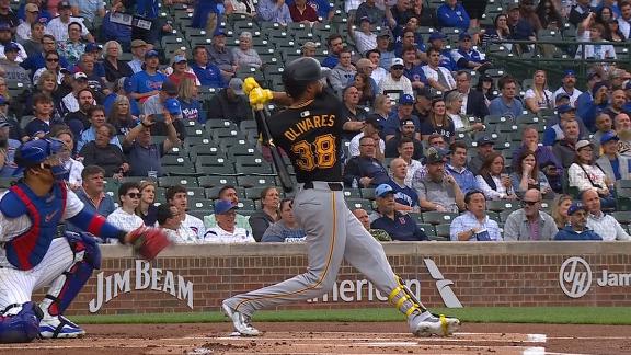 Olivares  Gonzales homer to lead Pirates to 5-4 win over Cubs