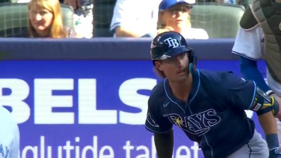 DeLuca hits go-ahead homer in 8th as Rays rally to beat Blue Jays 5-4 for 11th win in 15 games