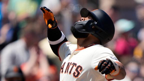 Ramos homers  Hicks earns 4th win as Giants beat Rockies 4-1 for first series sweep this year