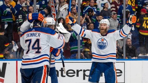 Oilers survive late Canucks surge to win Game 7, reach West finals