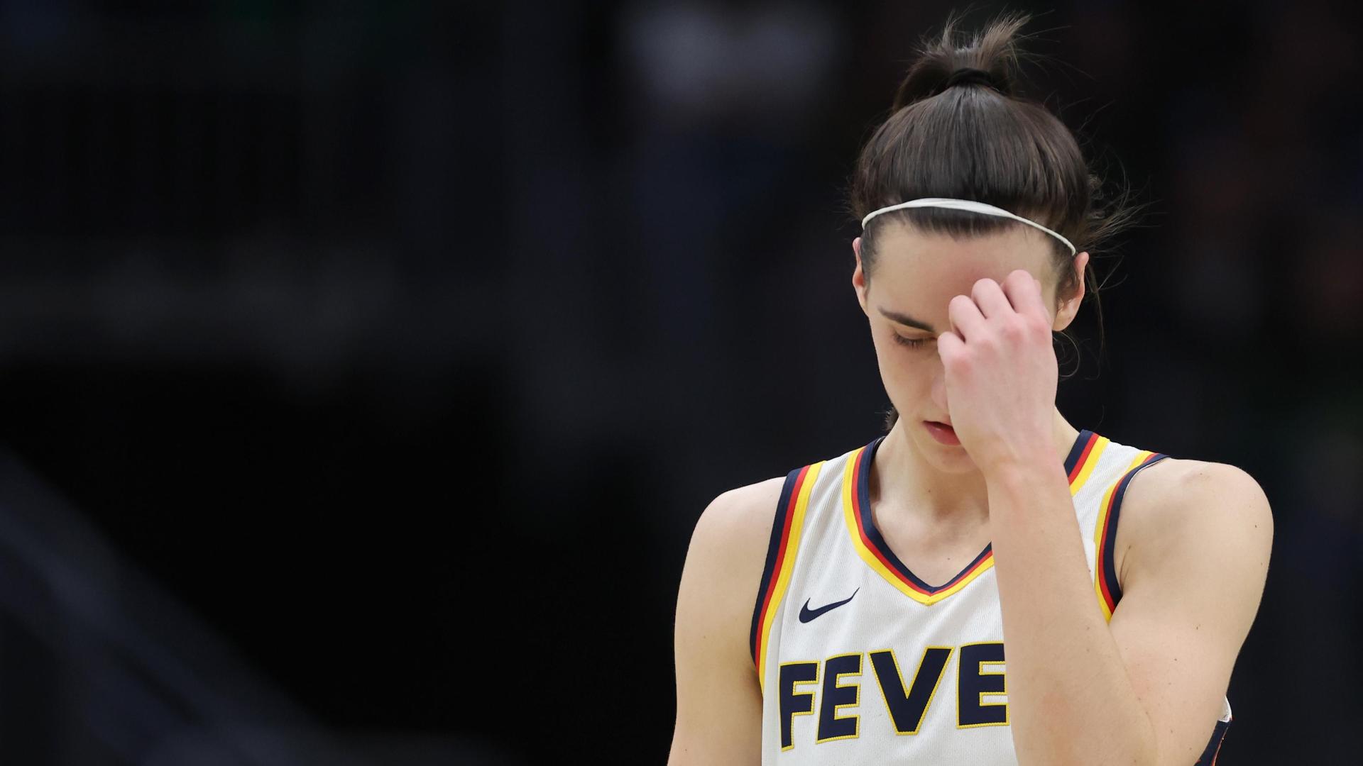 Caitlin Clark fumbles inbounds pass in closing seconds as Fever lose again