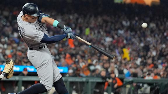 Aaron Judge caps huge May by hitting 2 more homers to lead the Yankees past the Giants 6-2