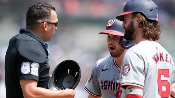Tigers rally in 7th inning to end Nationals  5-game win streak with 7-2 victory