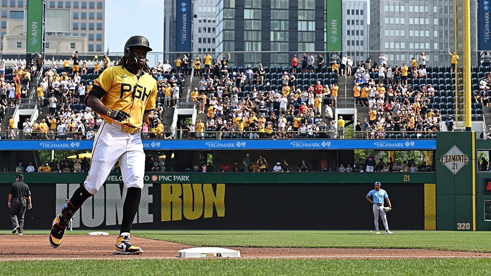 Jared Jones strikes out 8  Oneil Cruz hits the ball into the Allegheny as Pirates edge Rays 4-3