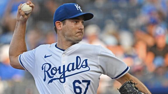 Seth Lugo punches out 8 batters for the Royals