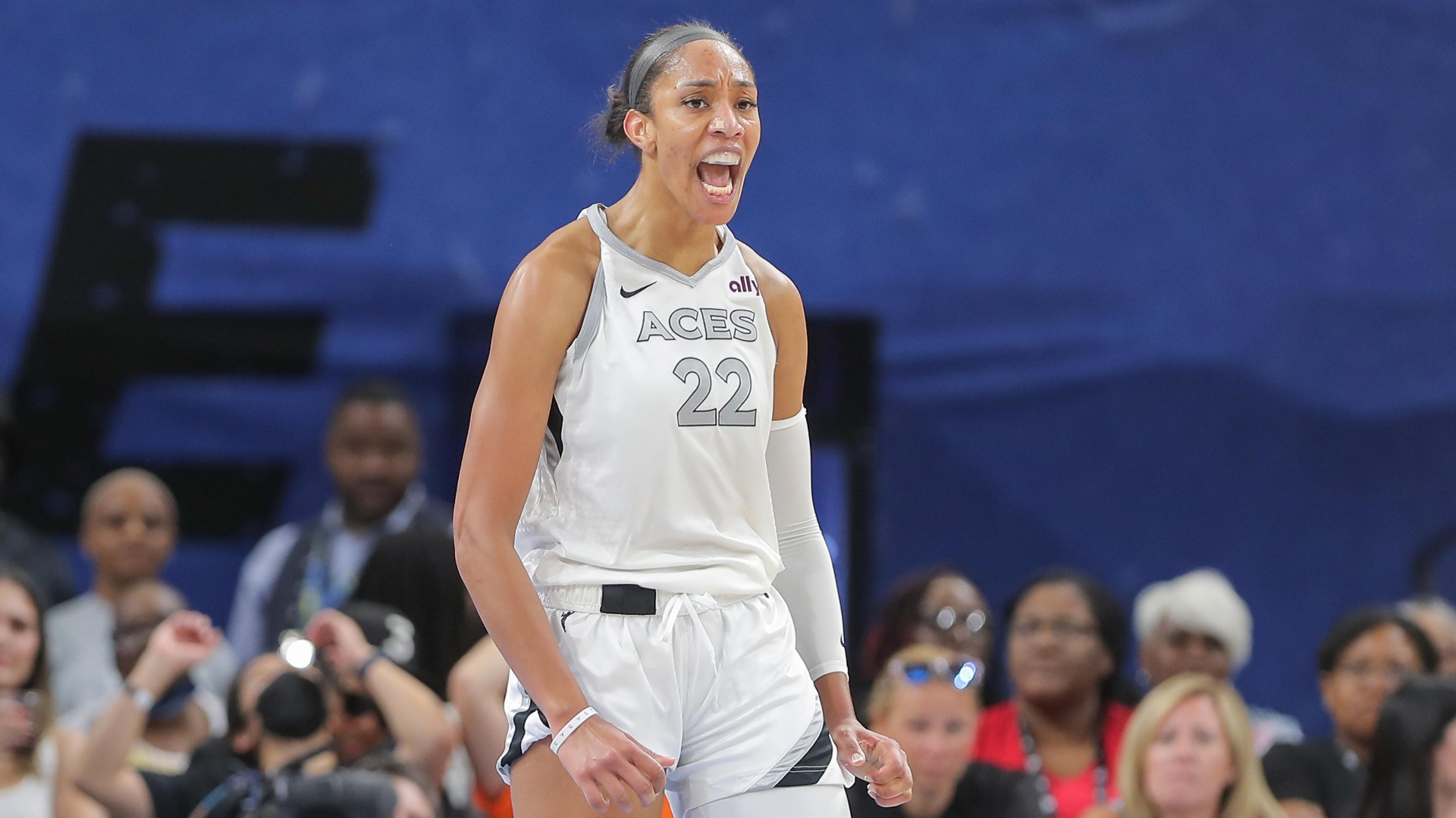 Reese ties double-double record but Wilson leads trio with at least 20 ...