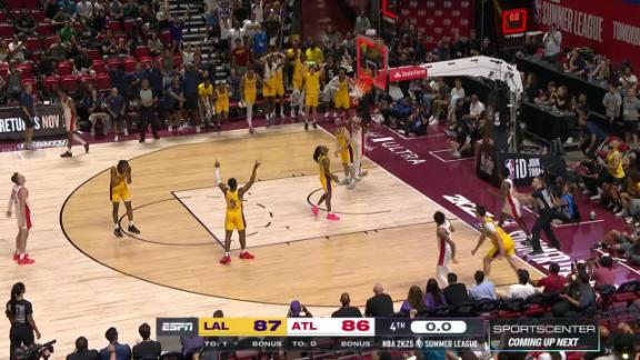 Lakers 87-86 Hawks (Jul 17, 2024) Final Score - ESPN