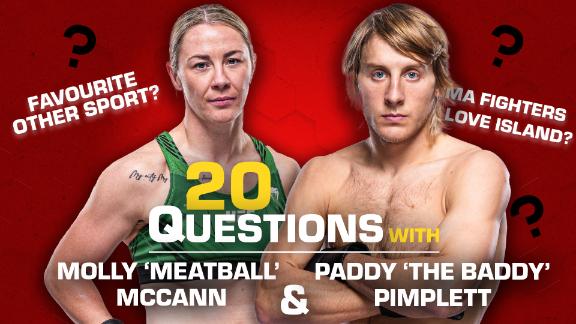 Paddy and Molly take on 20 Questions ahead of UFC 304