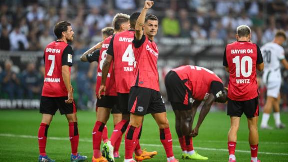 Leverkusen 3-2 Gladbach (Aug 23, 2024) Final Score - ESPN