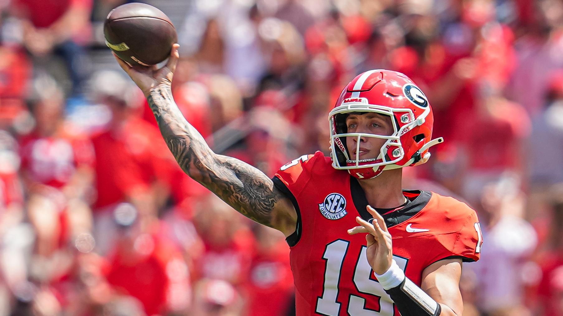 Uga football score discount