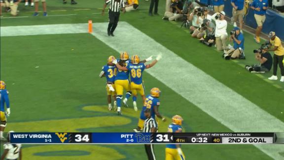 Pittsburgh 38 34 West Virginia Sep 14 2024 Final Score ESPN