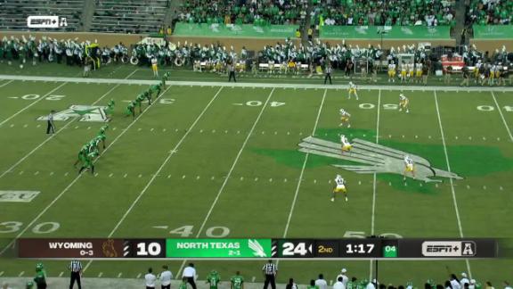 North Texas 44 17 Wyoming Sep 21 2024 Final Score ESPN