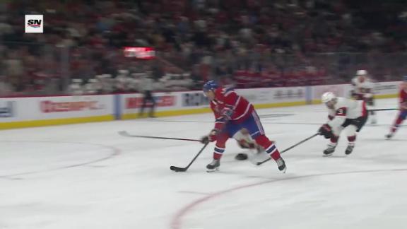 Cole Caufield scores twice and Canadiens beat Senators 4-1