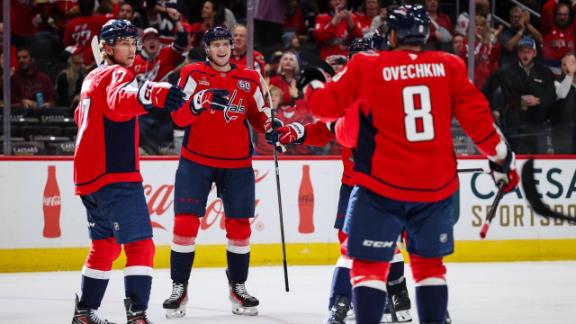 Capitals end the Golden Knights  season-opening winning streak at 3 with a 4-2 victory