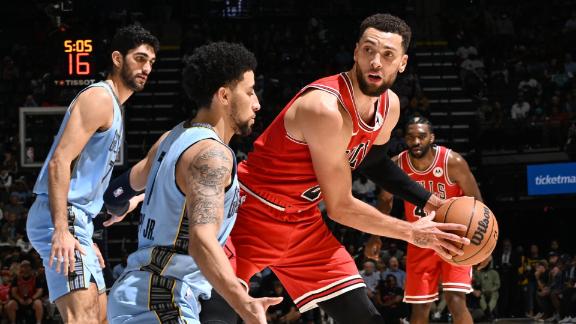 Zach LaVine scores a season-high 30 points to propel the Bulls to a comeback victory over the Grizzlies.