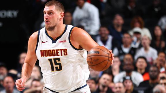 Nikola Jokic continues to dominate on the floor, scoring a whopping 29 points, 18 rebounds while assisting on 16 shots in the Nuggets' overtime win.