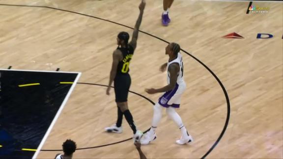 DeMar DeRozan with the and-1 bucket