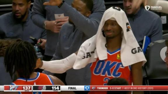 Thunder 137-114 Trail Blazers (Nov 1, 2024) Game Recap - ESPN