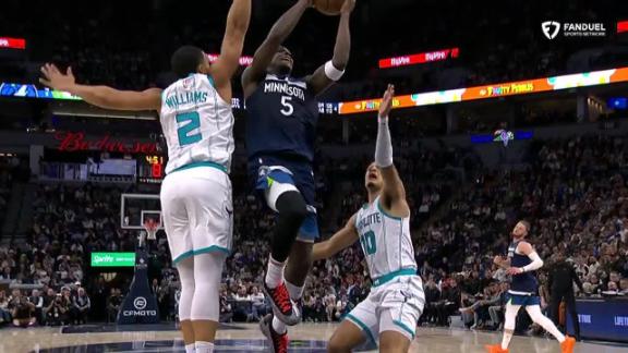 Anthony Edwards highlights vs. Charlotte Hornets