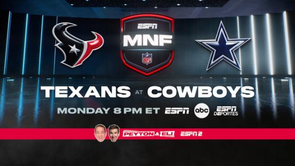 MNF Week 11 ESPN schedule How to watch Texans vs. Cowboys ABC13 Houston
