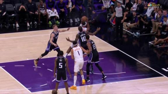 Josh Okogie drops in the smooth basket