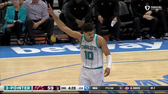 Josh Green provides a second-straight 15-point outing for the Charlotte Hornets in their 128-114 loss to the Cavaliers.