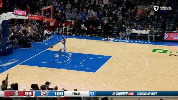 Portland Trail Blazers vs. Oklahoma City Thunder: Game Highlights