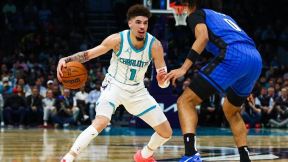 Despite the loss, LaMelo Ball's 44 points gives him the most points in a three-game span in Hornets history.