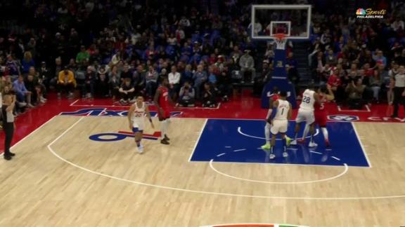 Ricky Council IV hits the 3-pointer Houston Rockets