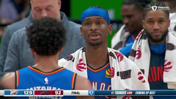 Oklahoma City Thunder vs. Toronto Raptors: Game Highlights
