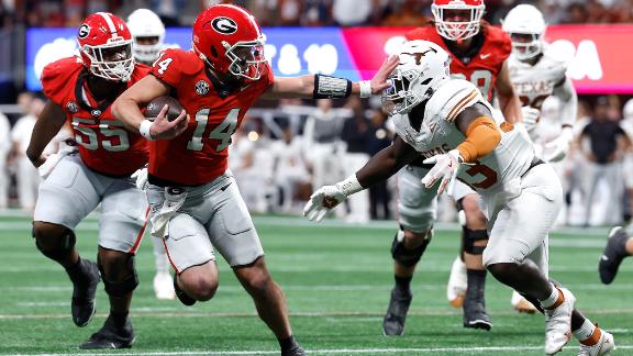 Georgia 22-19 Texas (8 Dec, 2024) Final Score - ESPN (AU)