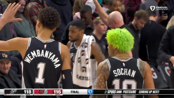 San Antonio Spurs vs. Portland Trail Blazers: Game Highlights