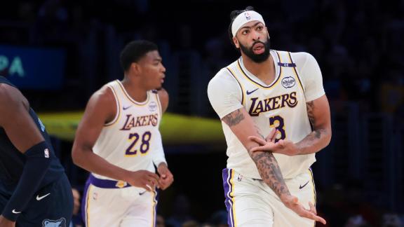 Anthony Davis scores 40 points, LeBron James has 18 in return to help  Lakers beat Grizzlies, 116-110 - ABC30 Fresno