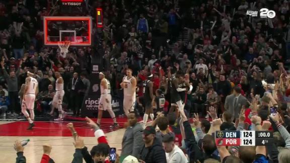 Denver Nuggets vs. Portland Trail Blazers: Game Highlights