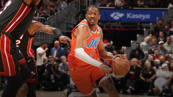 Jalen Williams takes charge with 33 points and guides the Thunder to a victory over the Heat.