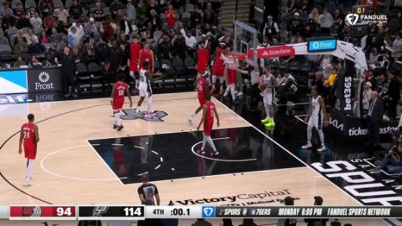 Portland Trail Blazers vs. San Antonio Spurs: Game Highlights