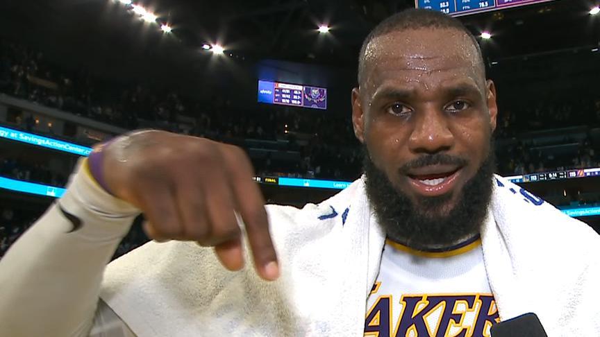 LeBron James voices his support for the NBA's tradition of Christmas Day games after the Lakers defeat the Warriors in a thriller.