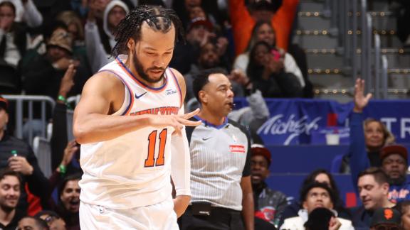 Brunson scores season-high 55 points to lead Knicks to 136-132 victory over Wizards in overtime