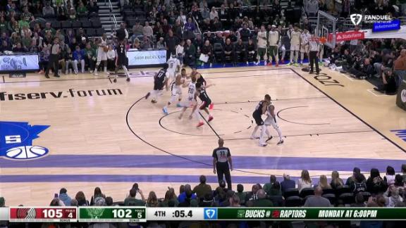 Portland Trail Blazers vs. Milwaukee Bucks: Game Highlights