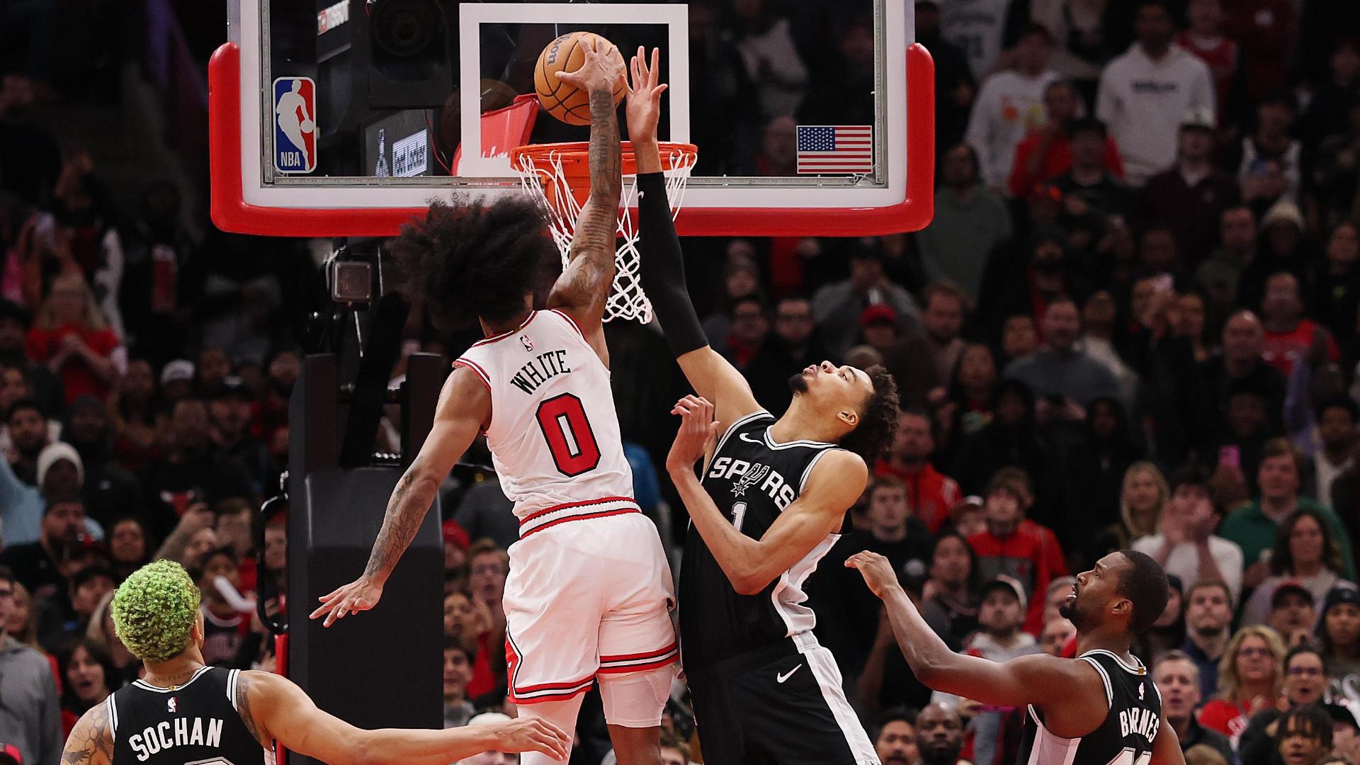 Coby White stars as Bulls rally past Spurs for 114-110 victory - ABC7 ...