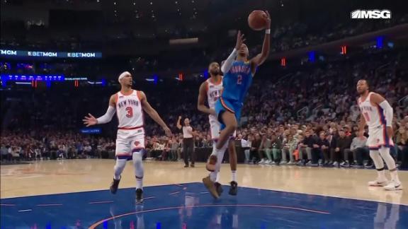 Shai Gilgeous-Alexander gets the hoop and the harm