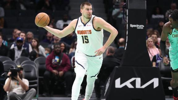 Nikola Jokic posts his 7th game with at least 20 points, 15 assists and 10 rebounds this season, tying him for 3rd-most in NBA history.