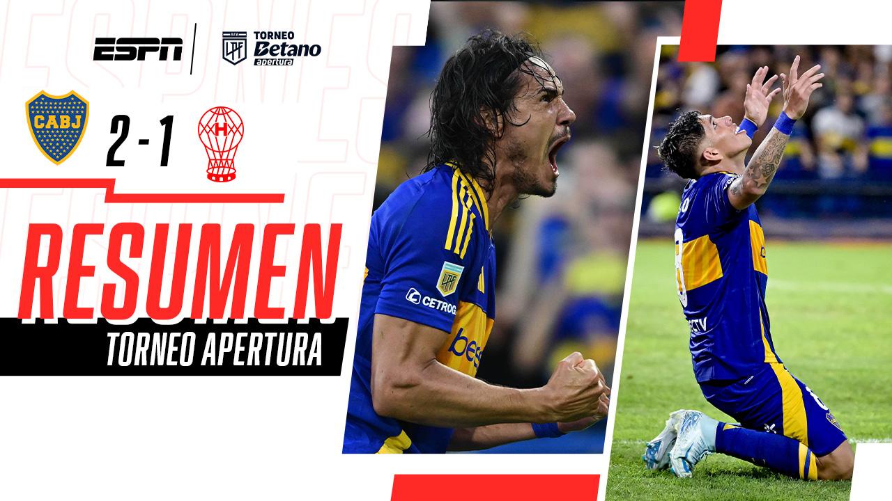 Con un golazo de Palacios, Boca venció a Huracán en la Bombonera - ESPN ...