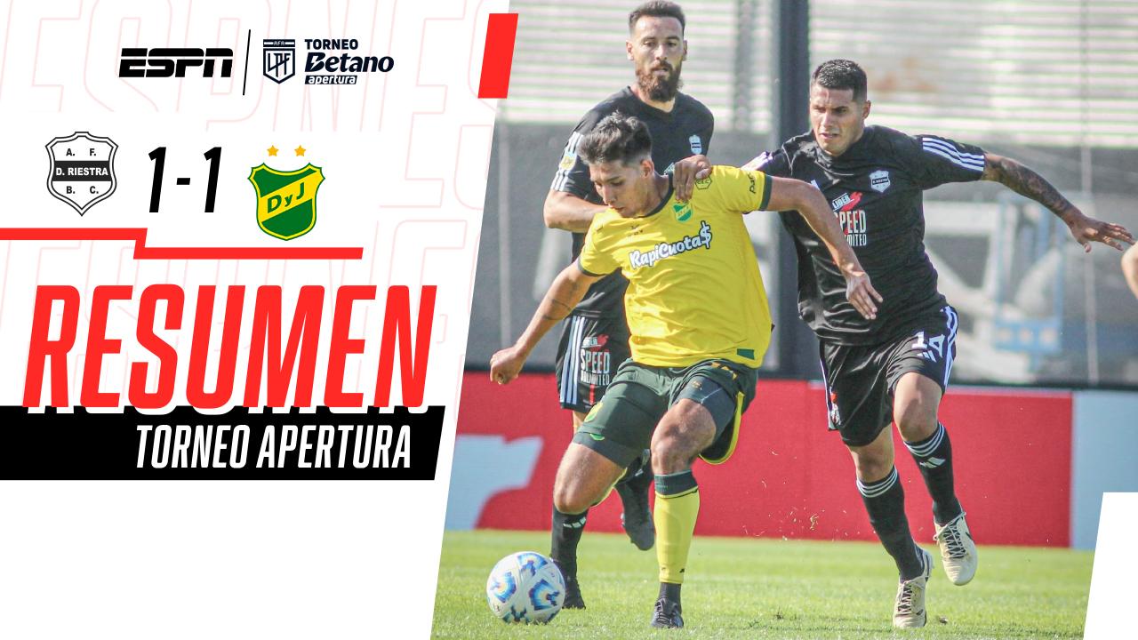 Riestra rescató un empate en la última ante Defensa y Justicia - ESPN Video