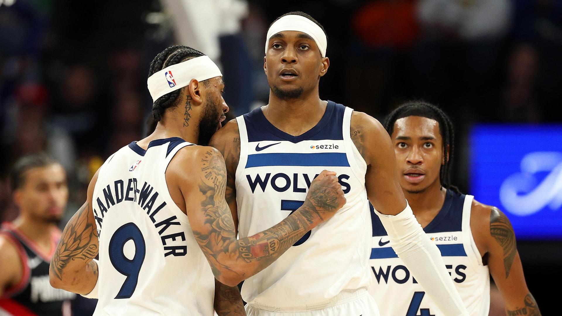 Jaden McDaniels leads all scorers with 30 points as the Timberwolves defeat the Trail Blazers 114-98.