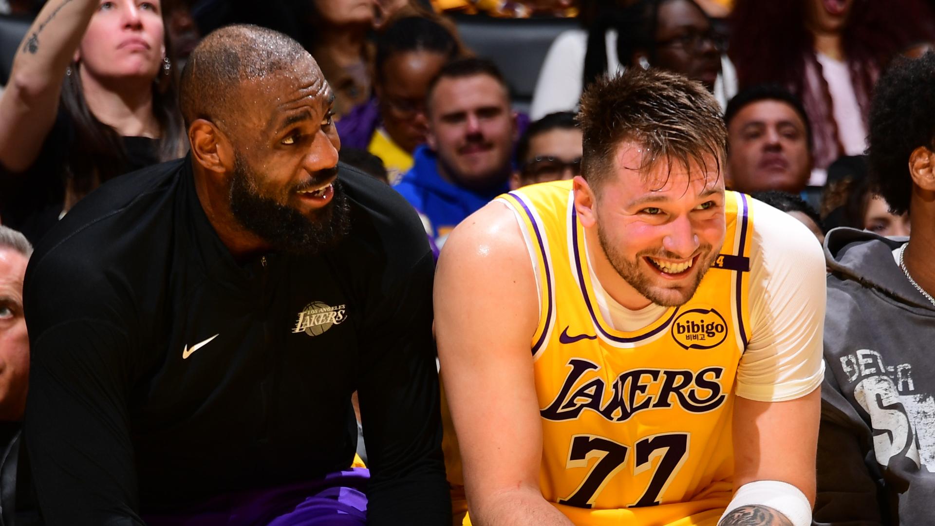 Doncic a winner in Lakers debut, 132-113 over Jazz - ABC7 Los Angeles